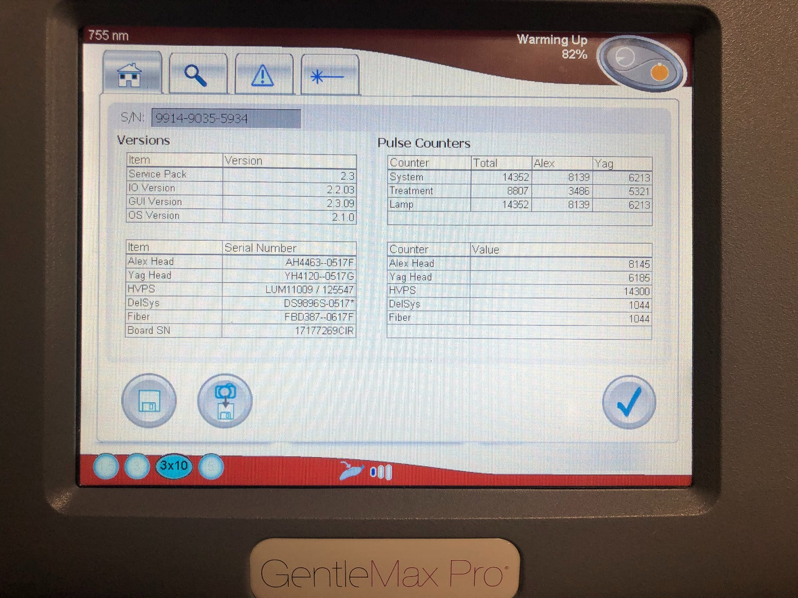 2018 Candela GentleMax Gentle Max GMax Pro Specialty Hair Removal Laser System