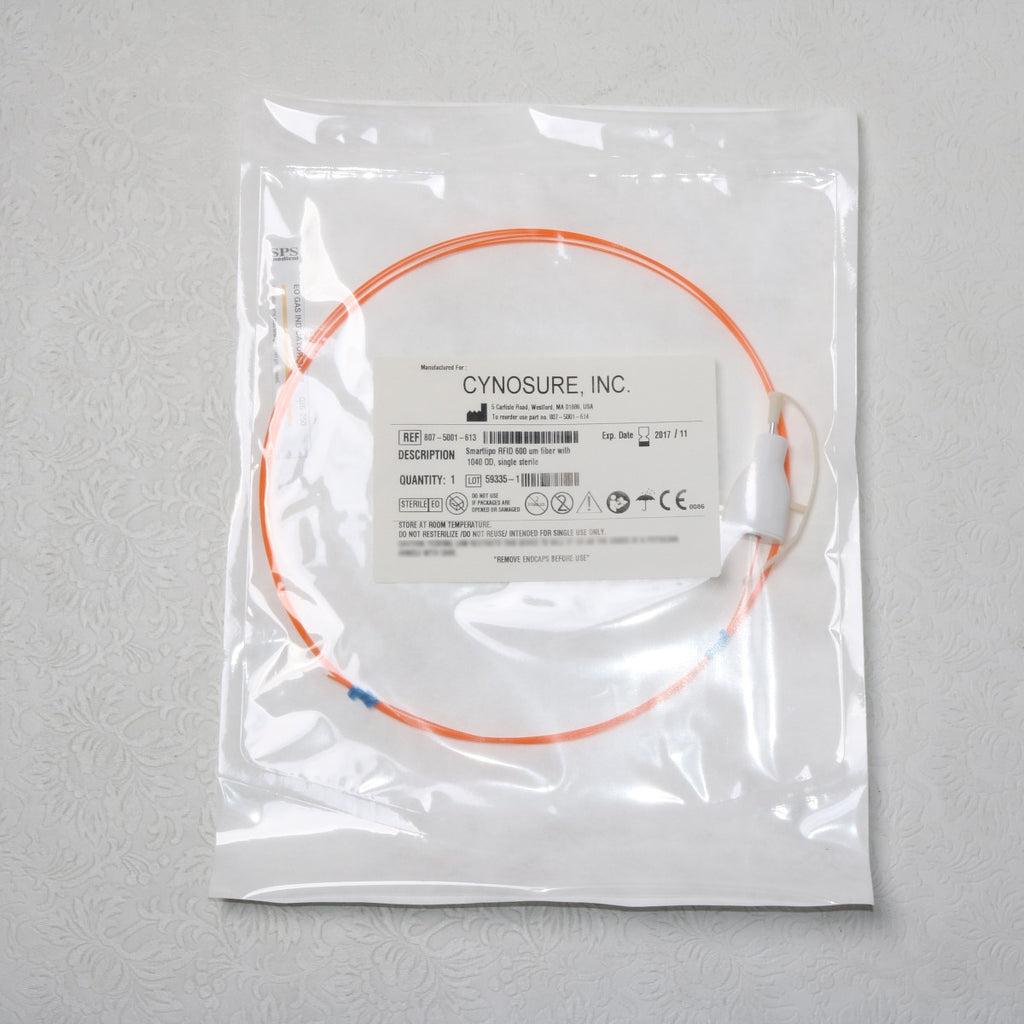 Cynosure SmartLipo RFID 600um Orange Laser Fiber OD 1040 807-5001-614 Single (1)