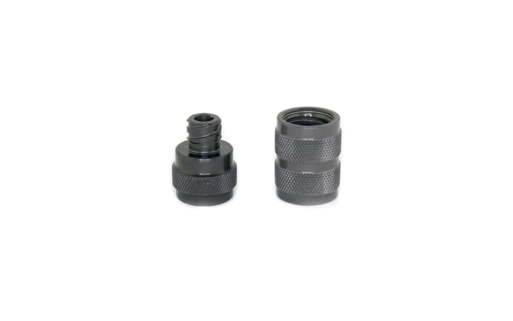 Adapter Set for Suction Cannula x2 Pcs Stainless Steel Gray