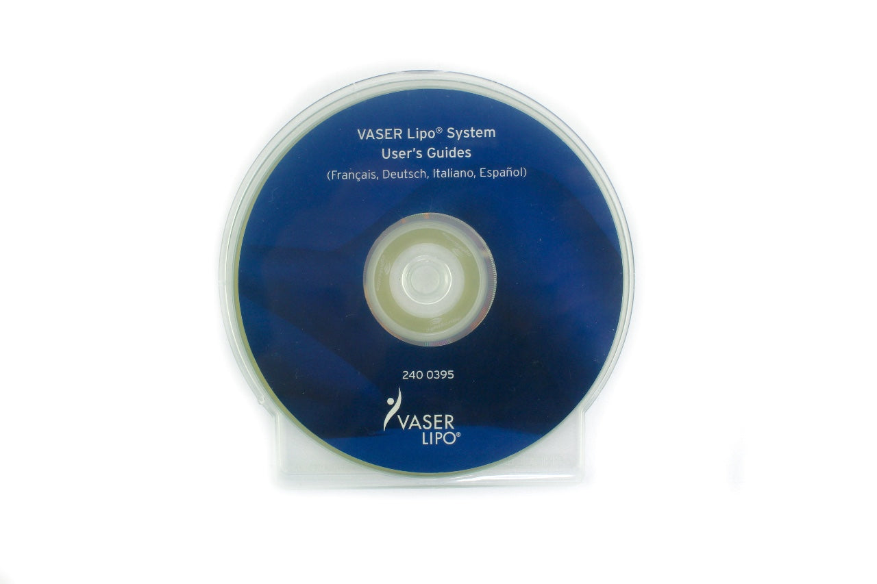 VASER LIPO System User's Guides 4 Language DVD French, Dutch Spanish and Italian