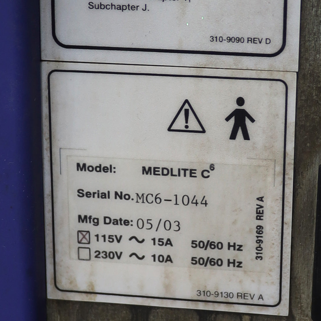2003 Hoya ConBio MedLite C6 Q Switch Laser Con Bio Tattoo Removal 532 1064 nm