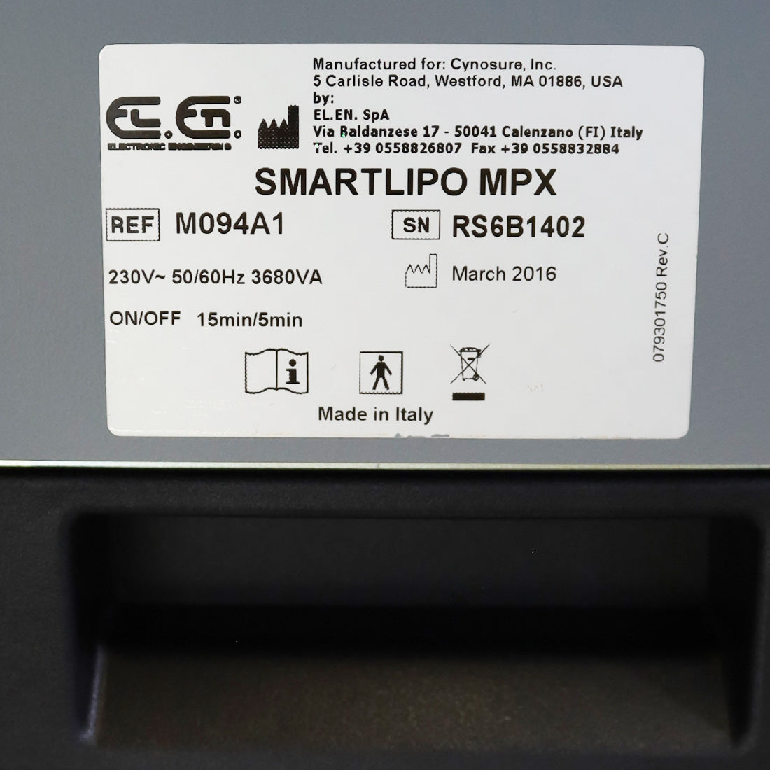 Never Used 2016 Cynosure SmartLipo MPX 1064 1320 Body Sculpt Laser System M094A1