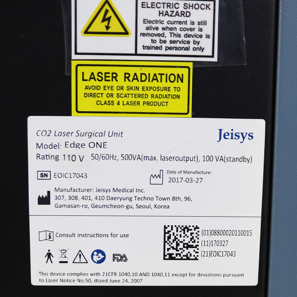 2017 Jeisys Edge One Fractional CO2 Laser Surgical Skin Resurfacing System