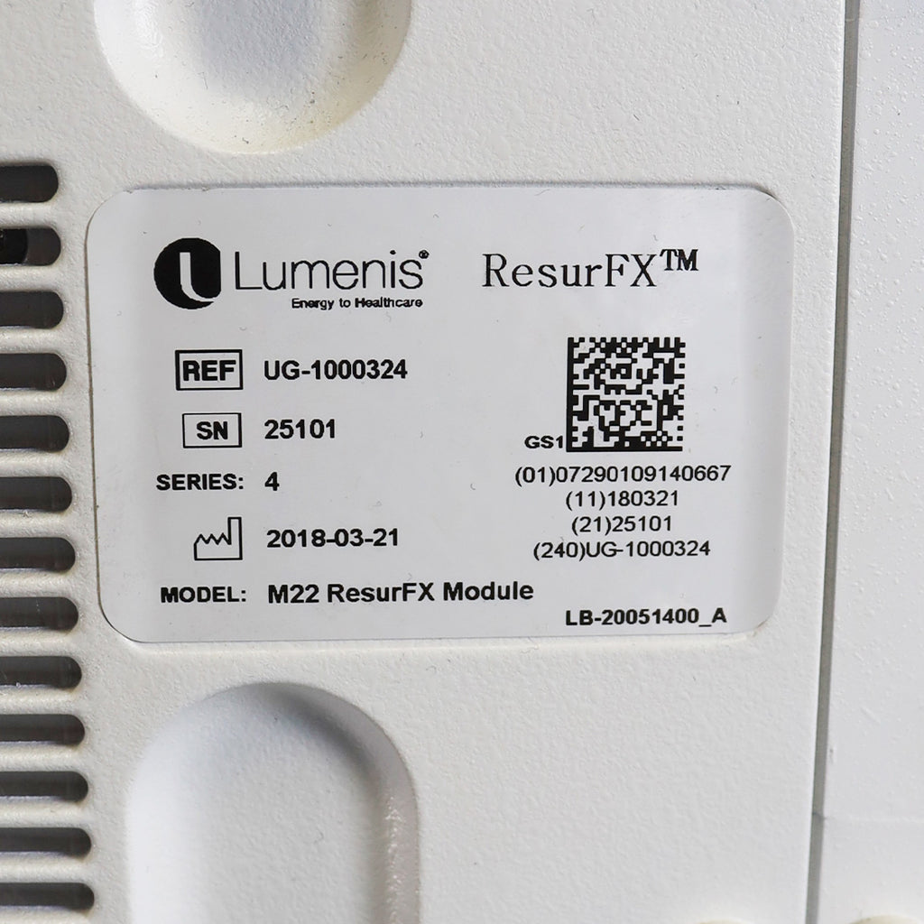 2018 Lumenis M22 Laser IPL Fully Loaded NdYag Q-Switched ResurFX System
