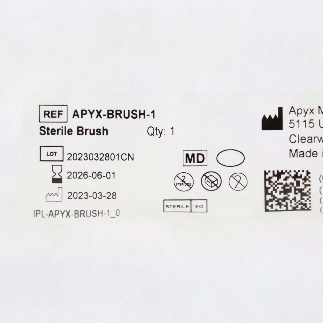 Apyx Medical Corporation Sterile Cleaning Brush, 10-Pack