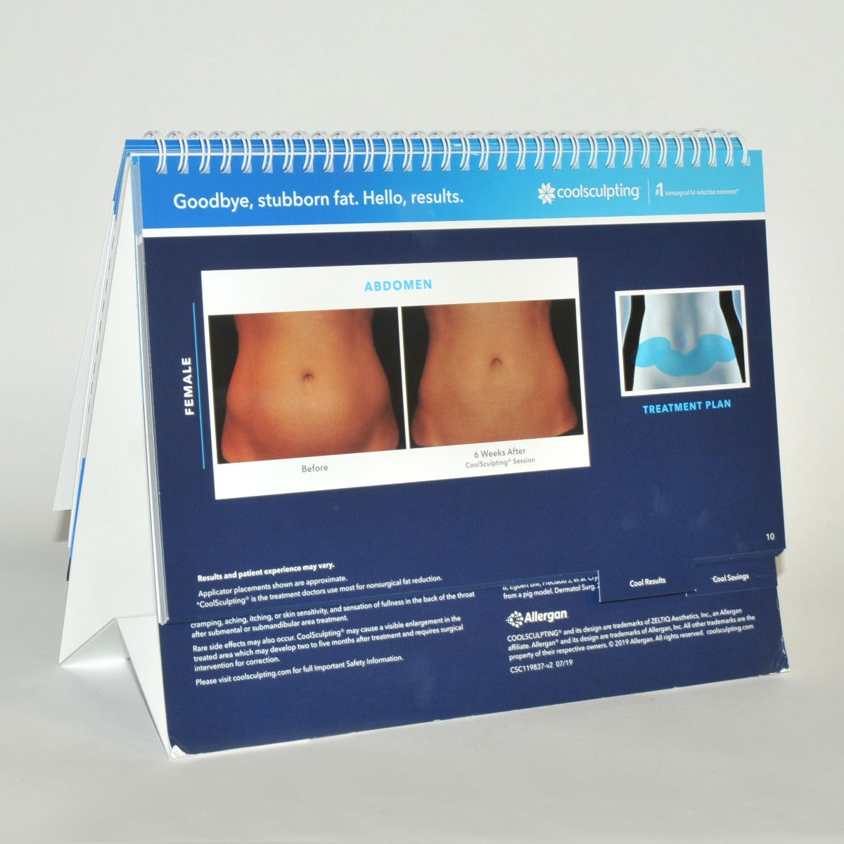 Zeltiq CoolSculpting Fat Reduction Treatment Consultation Guide Lobby Marketing