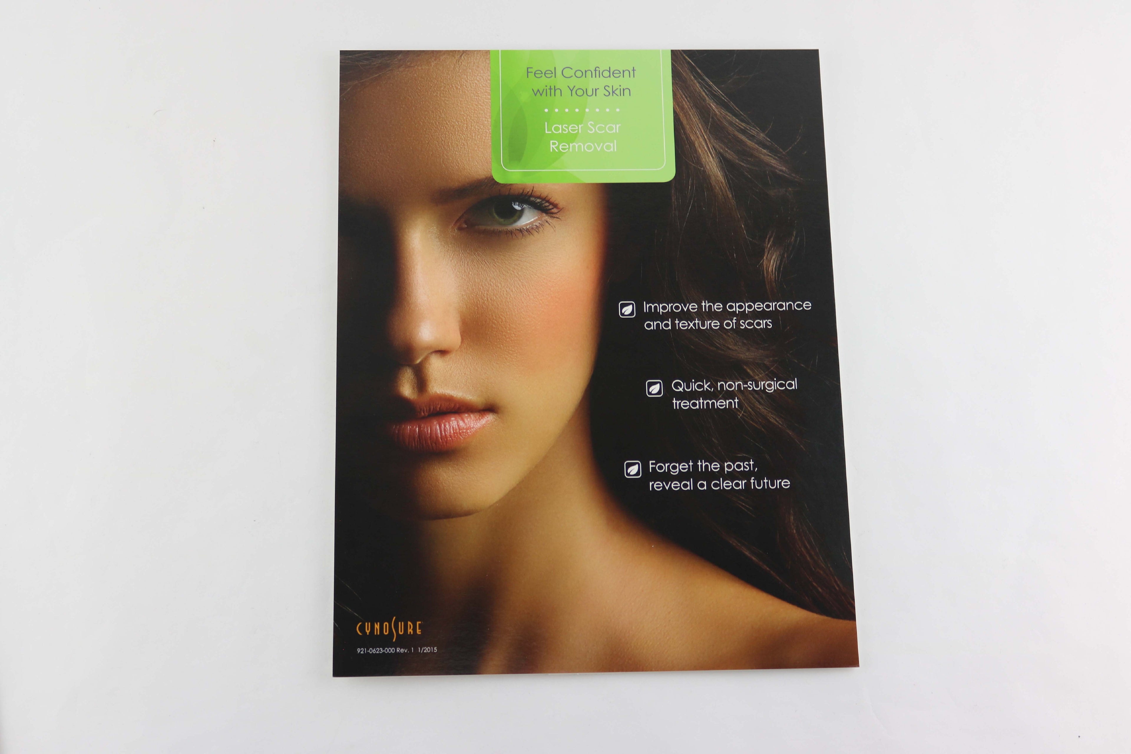 Cynosure ICON Feel Confident In your Skin Laser Scar Removal Sign Display 8.5x11