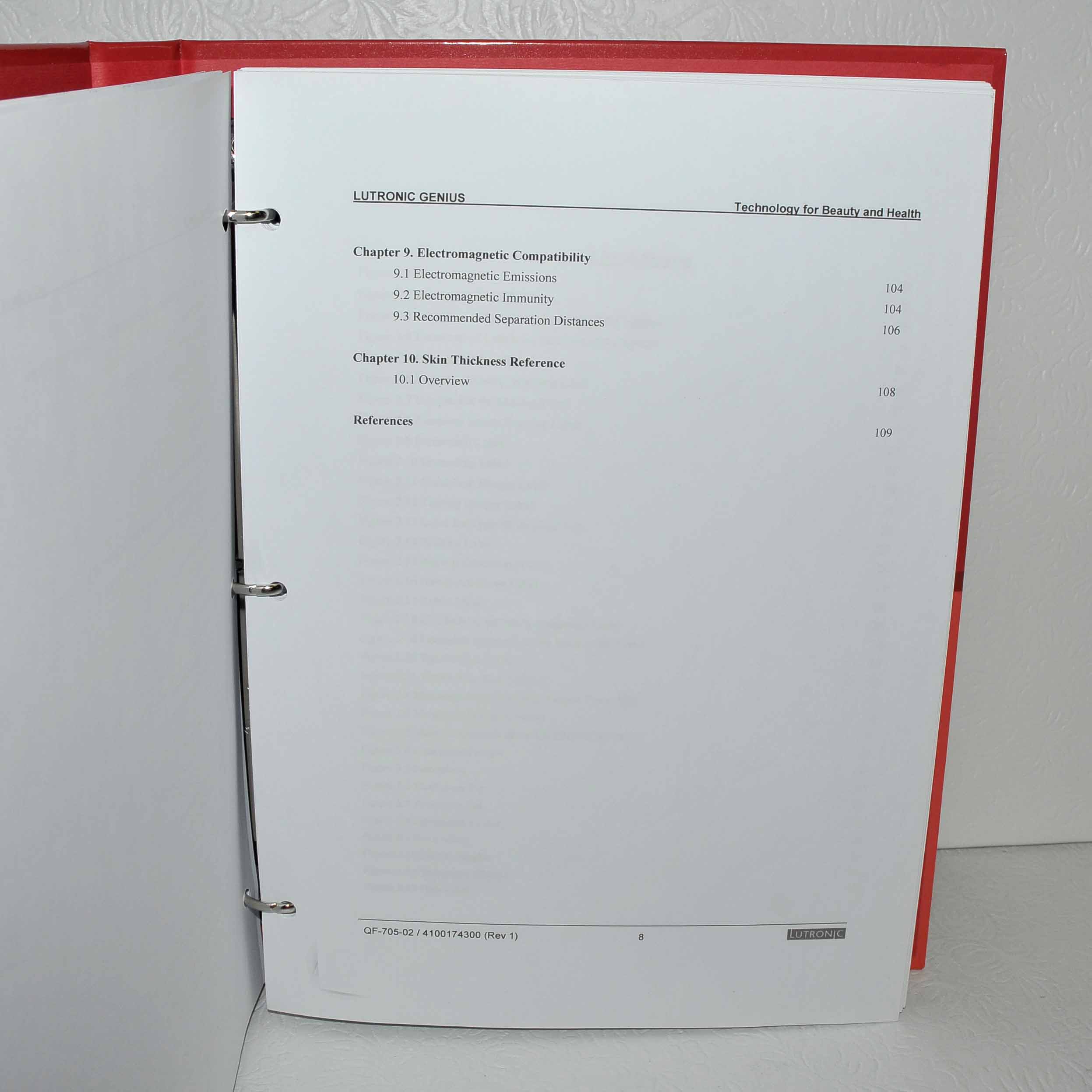 Lutronic Genius Operator Manual RF Microneedling Original User Operation Guide