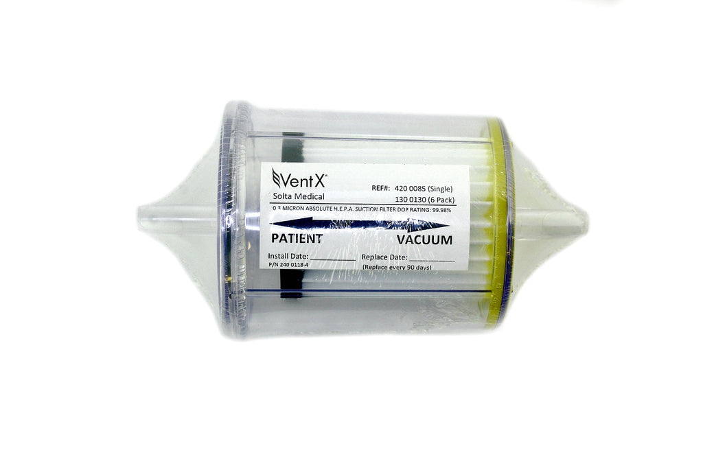 Solta Medical VentX 0.3 Micron Absolute H.E.P.A.Suction Filter Dop Rating:99.98%