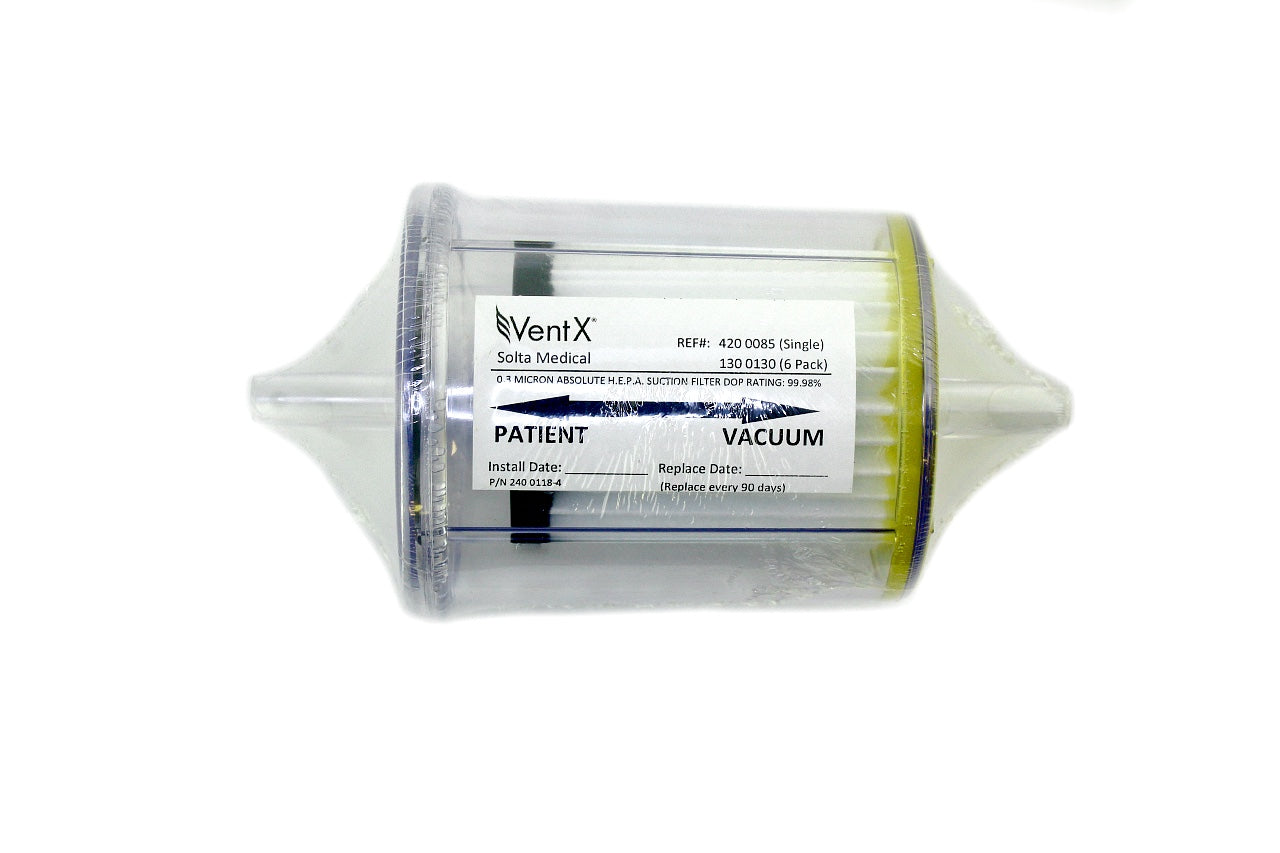 Solta Medical VentX 0.3 Micron Absolute H.E.P.A.Suction Filter Dop Rating:99.98%
