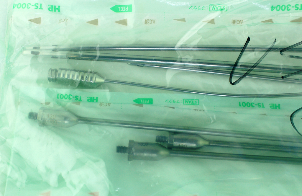Vaser VentX 7 Cannulas Probe Needle Lipo Liposuction 14" to 10"