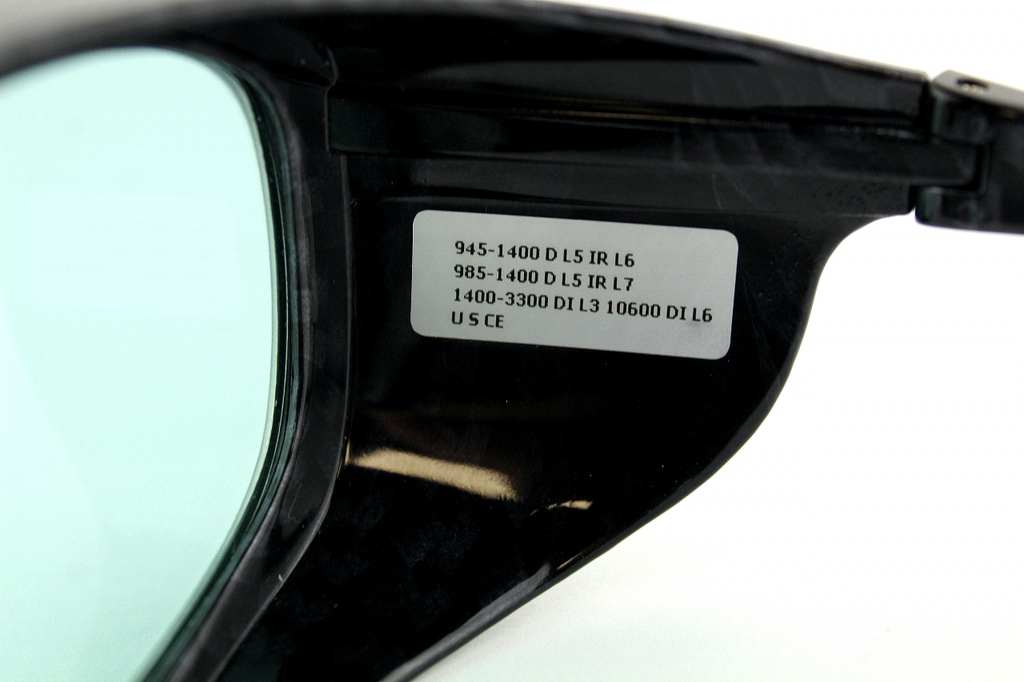 Professional Laser Safety Glasses light blue full protection Eye Glasses