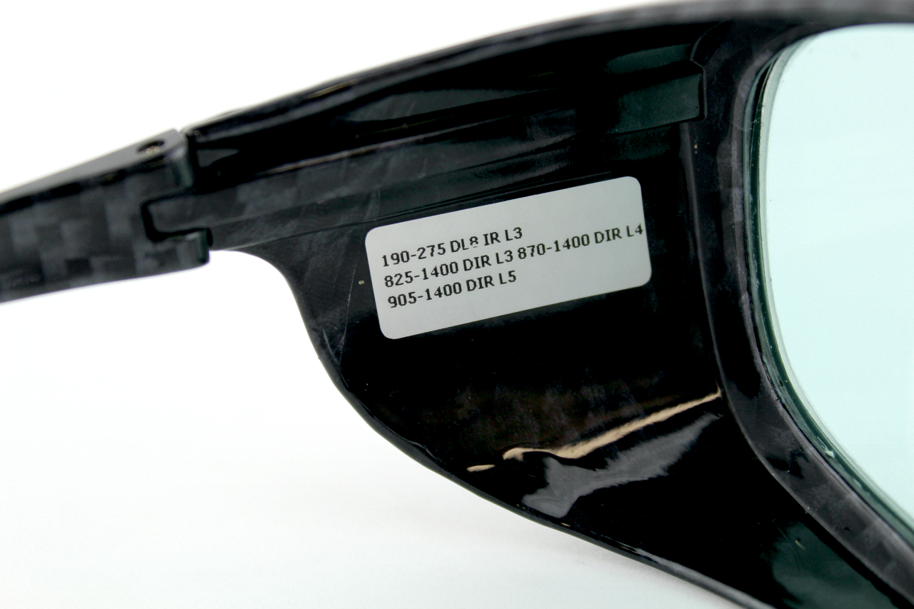 Professional Laser Safety Glasses light blue full protection Eye Glasses