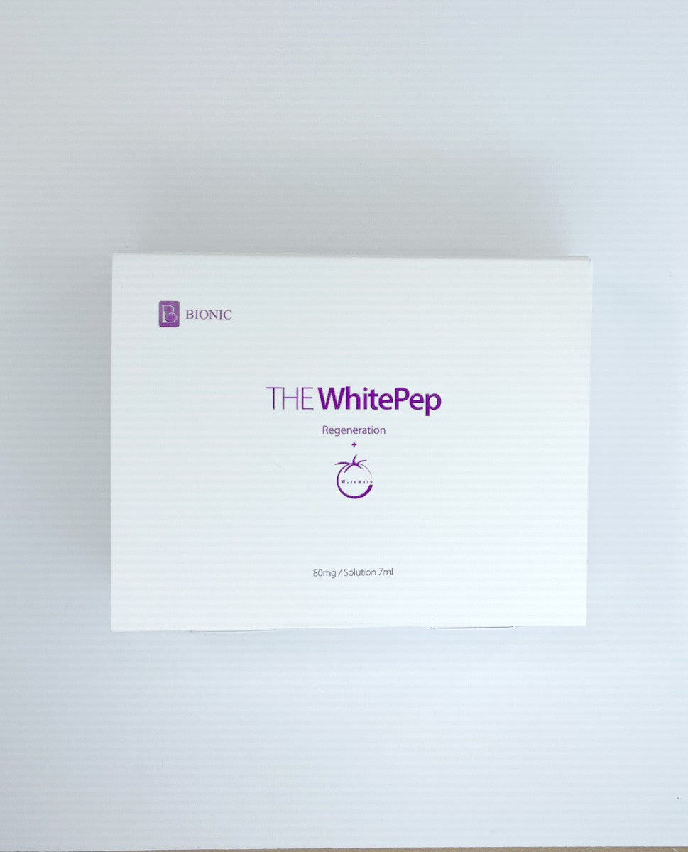 BIONIC THE WhitePep Nutrition and Regeneration Skin Care The WhitePep 80MG / The WhitePep Solution 7ml EXP2024