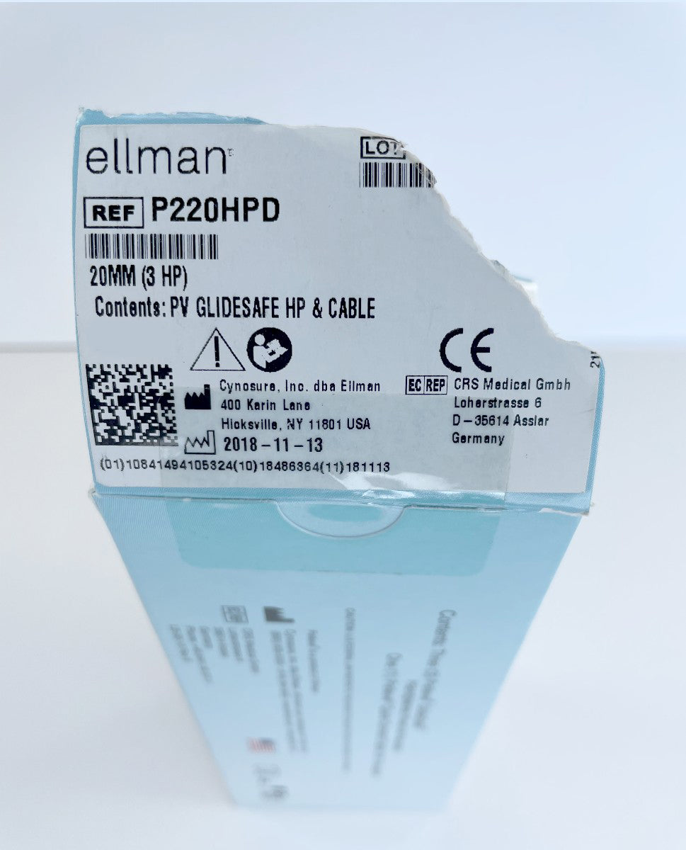 Ellman Pellevé P220HPD Tree GlideSafe Handpieces 20mm RF RadioFrequency (x3 Pcs)