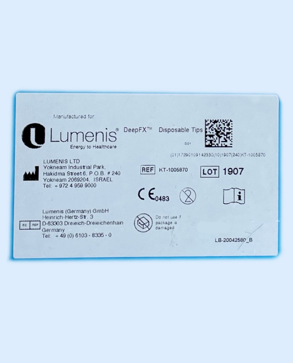 LUMENIS 30 Pack Deep FX Bridge Therapy Disposable Tips KT-1005870, 30 Tips Pack