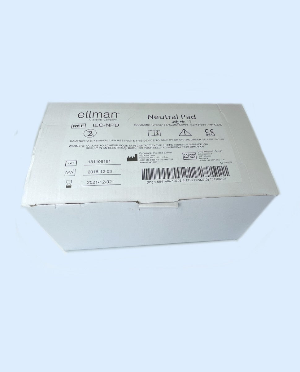 Ellman Cynosure Neutral Pad IEC-NPD EXP2021