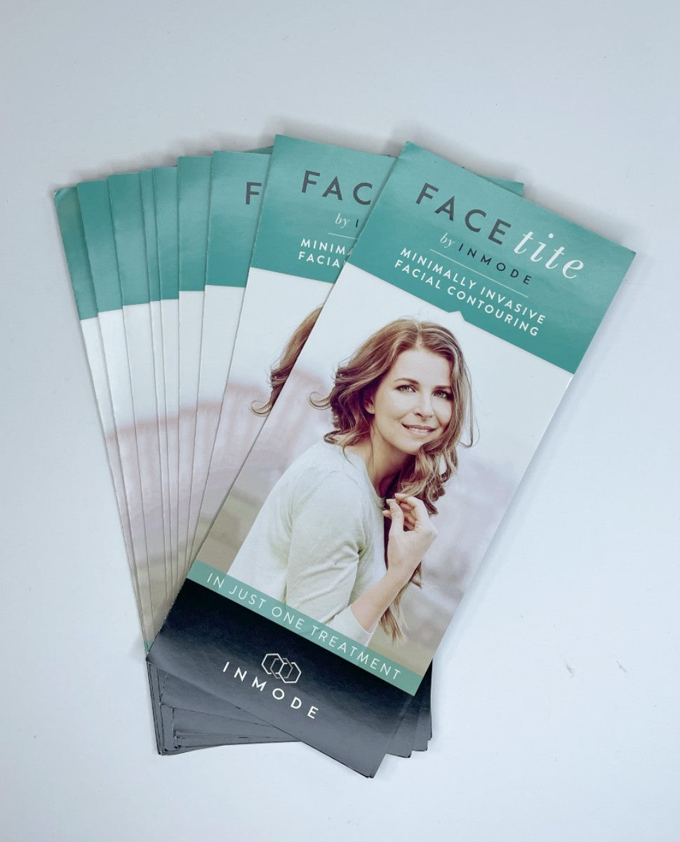 INMODE FACEtite Minimally Invasive Facial Contouring Brochure 10 pcs