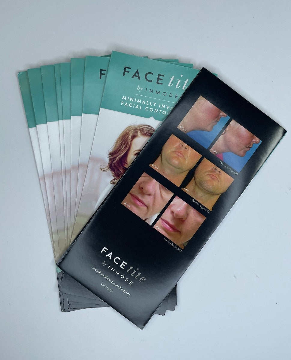 INMODE FACEtite Minimally Invasive Facial Contouring Brochure 10 pcs
