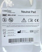 Cynosure - Neutral Pad, Large Body with Cord REF MEL -01197