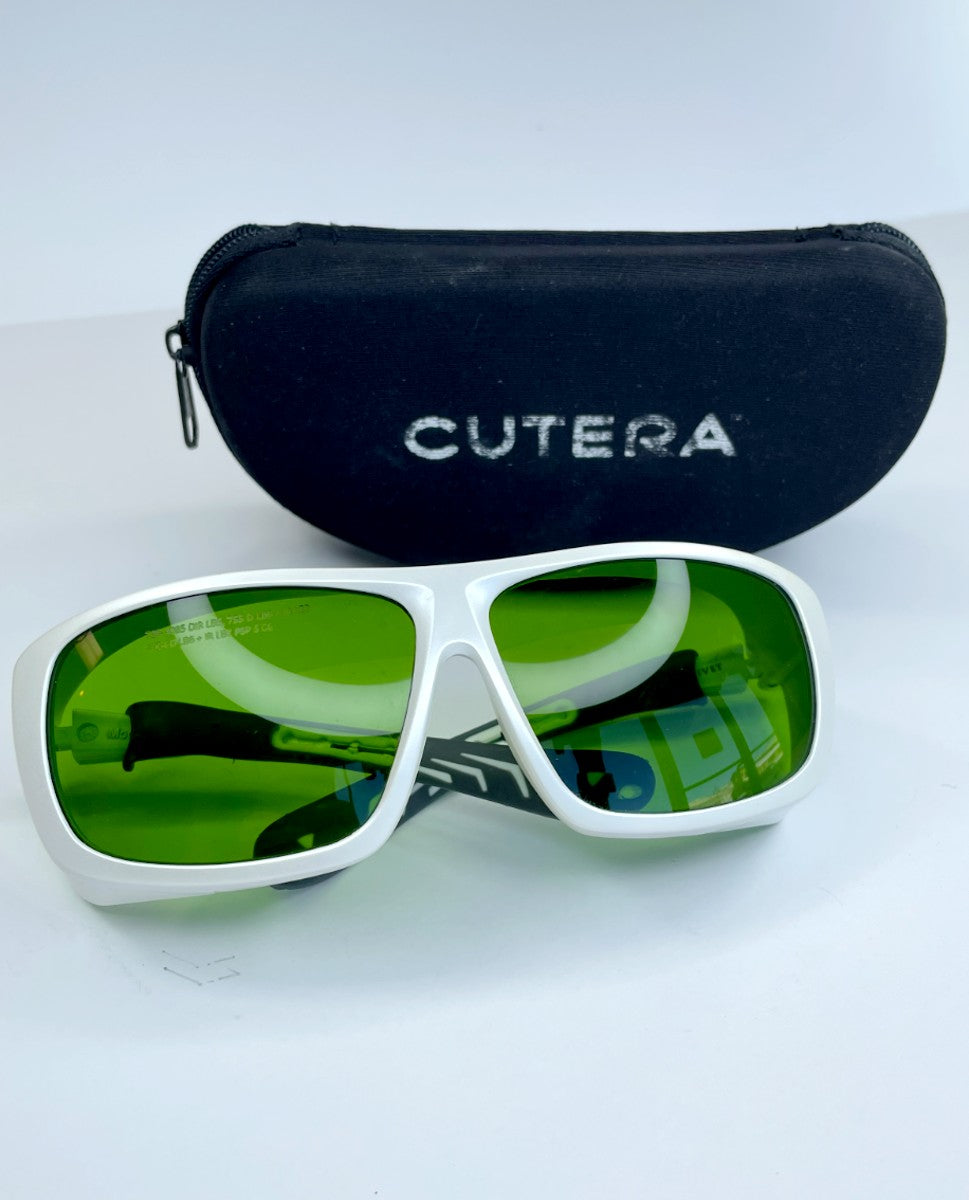 Cutera Excel HR Laser Operator Eyewear Safety Glasses 755 1064 White