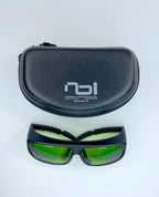 Laser Safety Eyewear Glasses 190nm - 200nm green tint