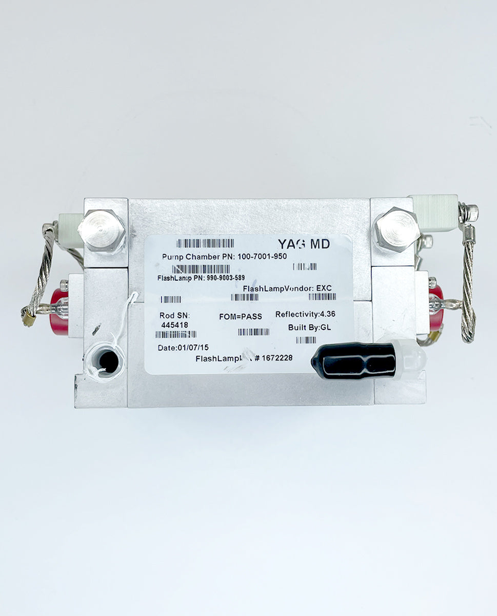 Cynosure Apogee YAG MD Pump Chamber Assembly Replacement P/N: 100-7001-950