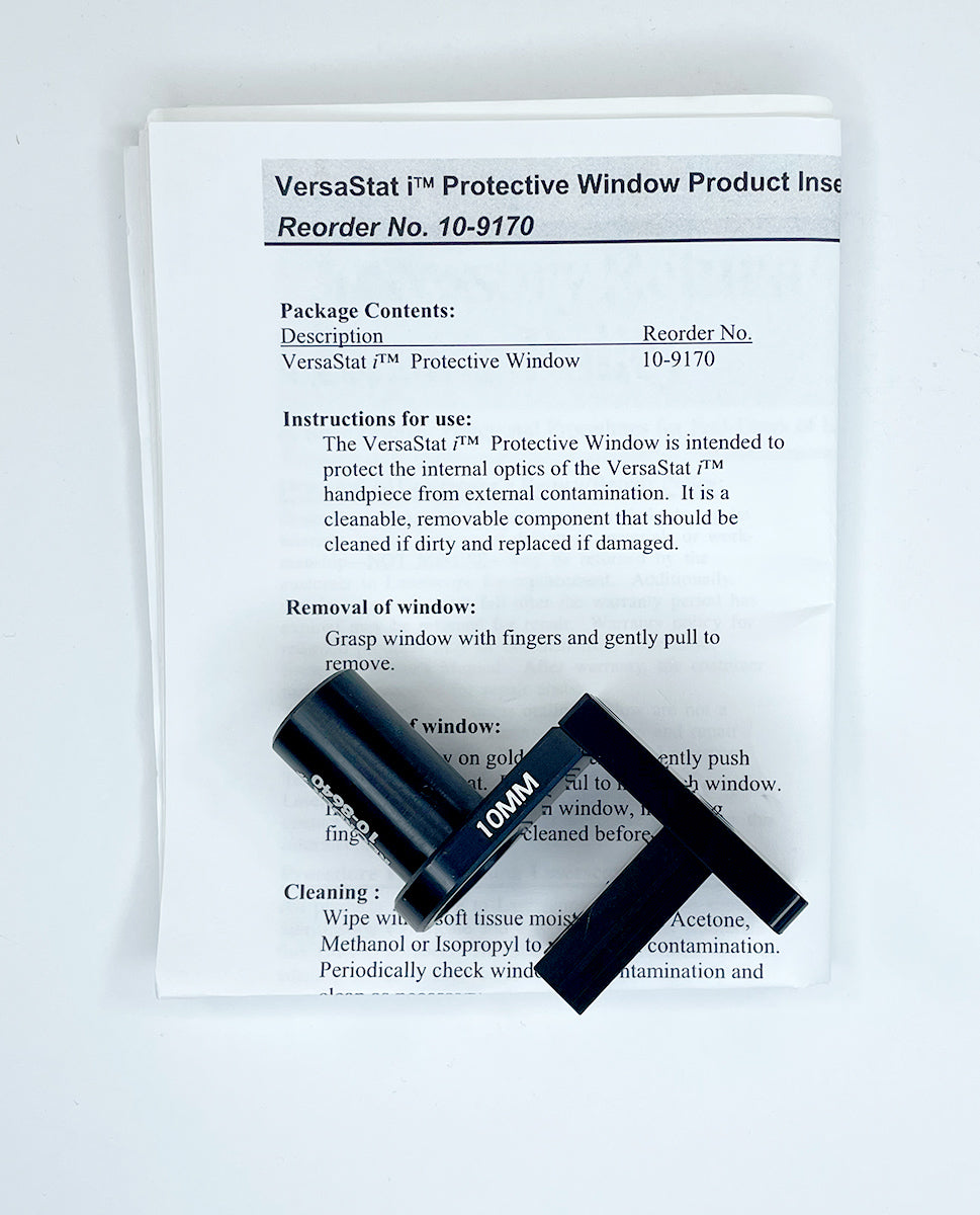 Laserscope Protective Window, VERSASTAT I for Calibration Only Reorder #10-8640 10MM