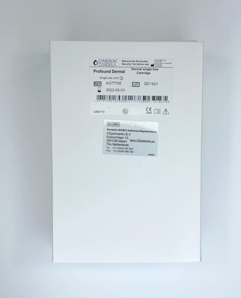 CANDELA Profound Dermal Single-Use Cartridge REF AS77795 EXP 2022-06-03