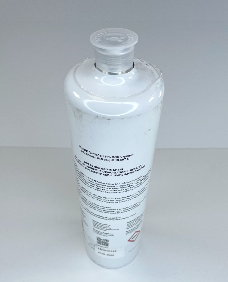 Candela GentleCool Pro DCD Cryogen 1000g LP15TX167 AUG 2020