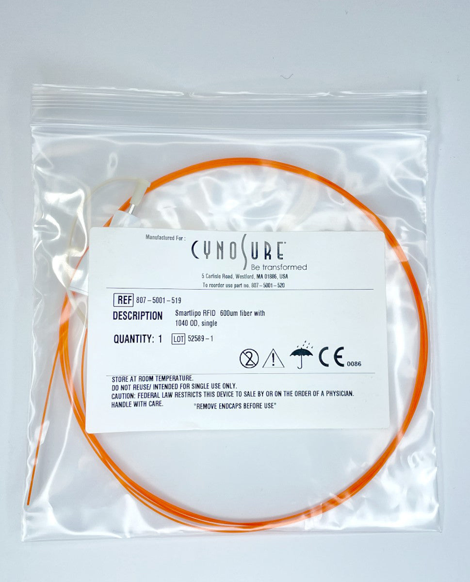 CYNOSURE Orange Optical Fiber Smartlipo RFID 600um with 1040 OD single