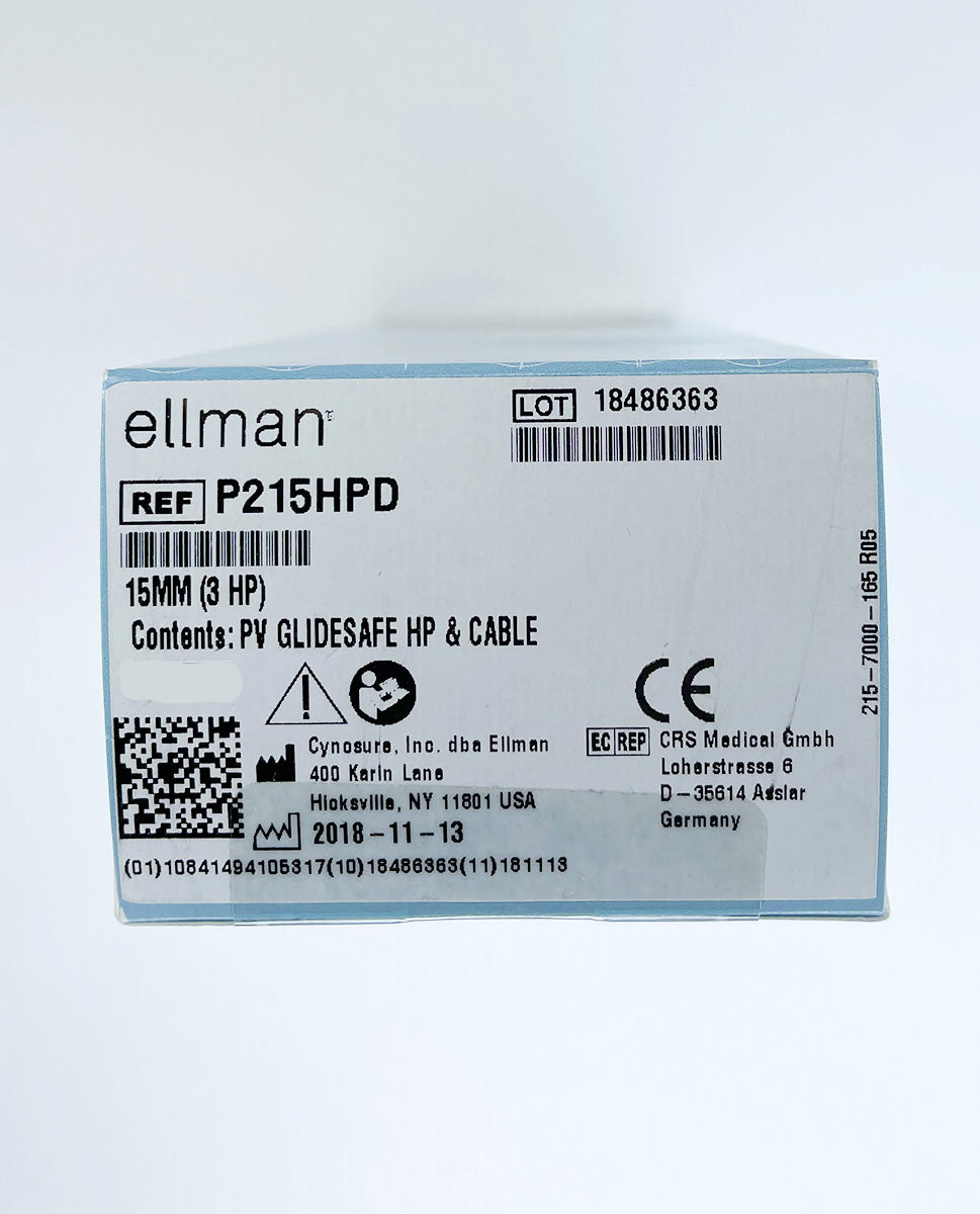 Ellman Pelleve GlideSafe Handpieces Quick Connect Cable Fixed Reusable (x3 Pcs)