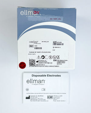 Cynosure Ellman 1/8" Pin Electrodes 1/16" Diameter Box of 25 133D EXP 2024-06-12