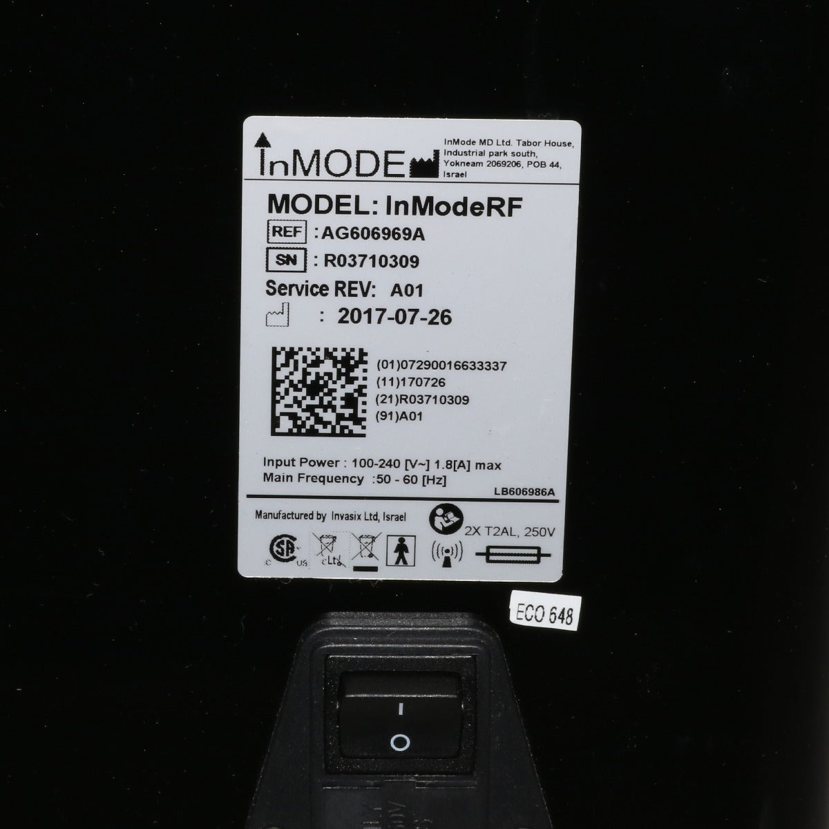 2017 InMode BodyTite Directional RF BodyTite FaceTite AccuTite Body Contouring