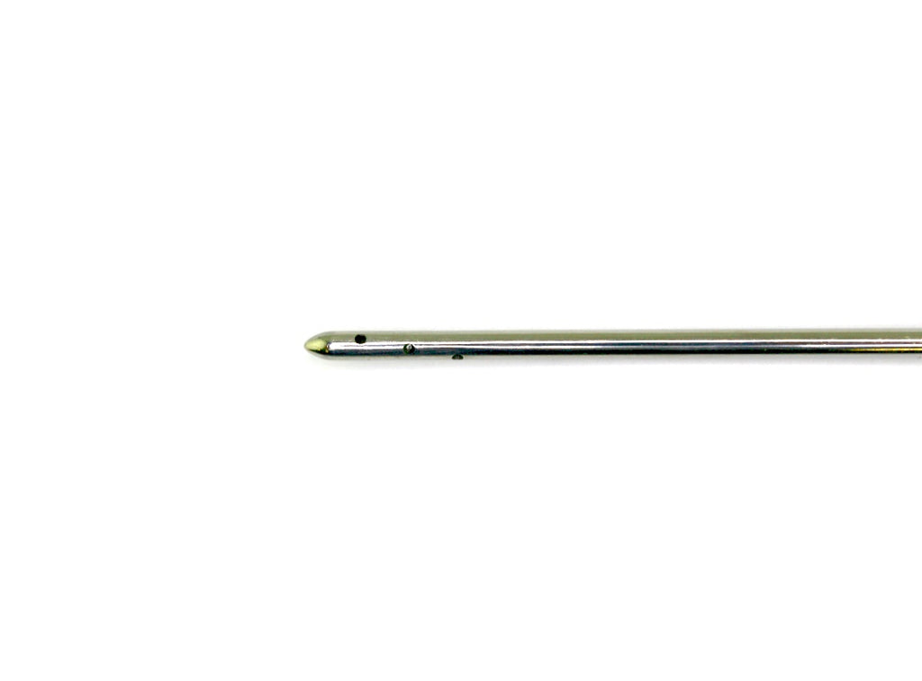 Spiral Infiltration Liposuction Cannula 6 holes 13" 20 MT 30 intentionally bent