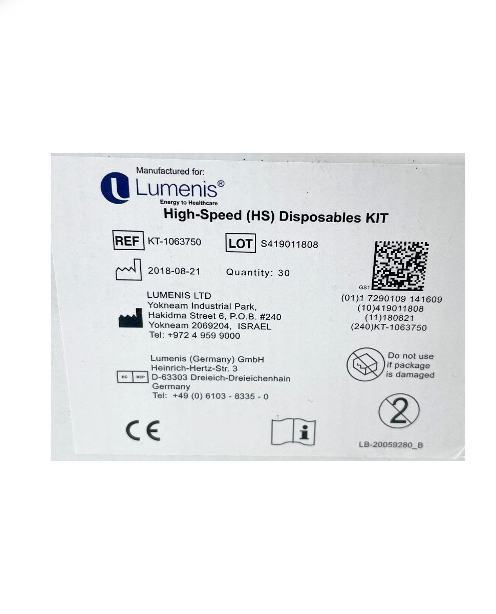 Lumens LightSheer Duet High-Speed (HS) Disposable TIP KT-1063750 EXP 2018