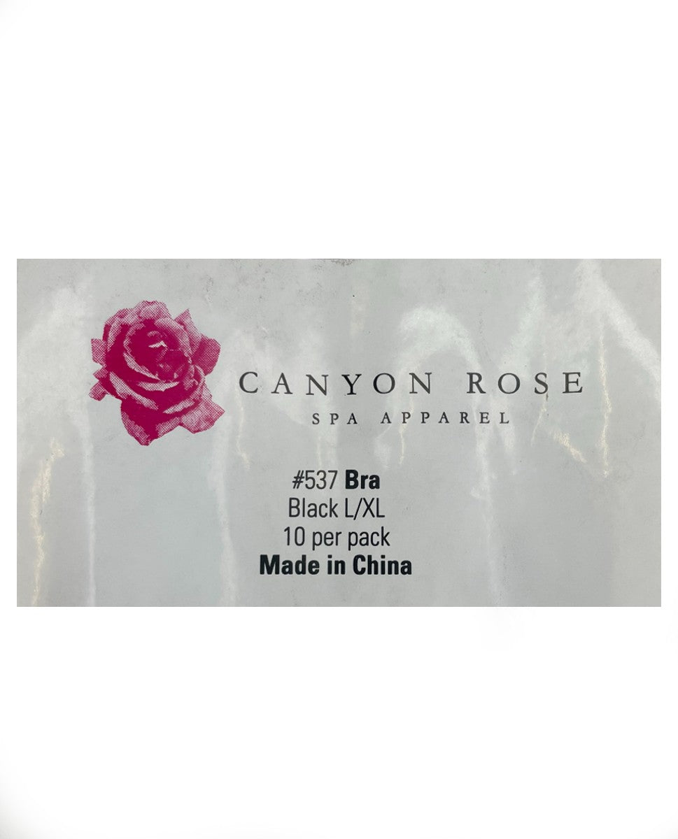 CANYON ROSE, BLACK Protective BRA L/XL for Aesthetic Treatment