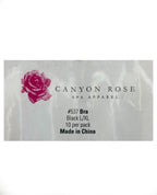 CANYON ROSE, BLACK Protective BRA L/XL for Aesthetic Treatment