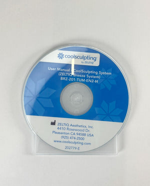 Zeltiq CoolSculpting User CD Operator Manual Breeze System BRZ-201-TUM-EN2-H