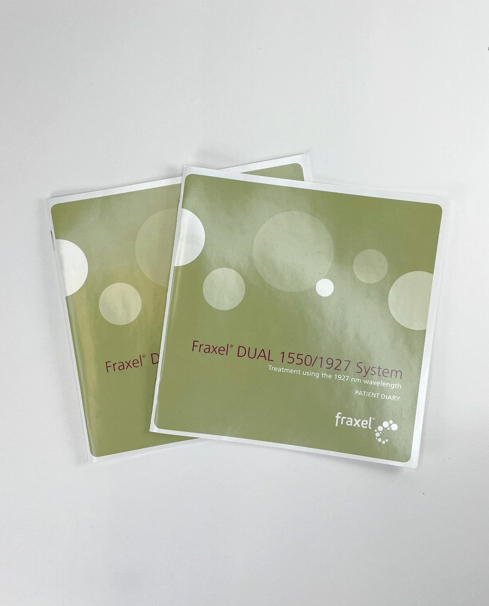 Solta Medical Fraxel Dual 1550/1927 nm Wavelength Patient Diary 2PACK