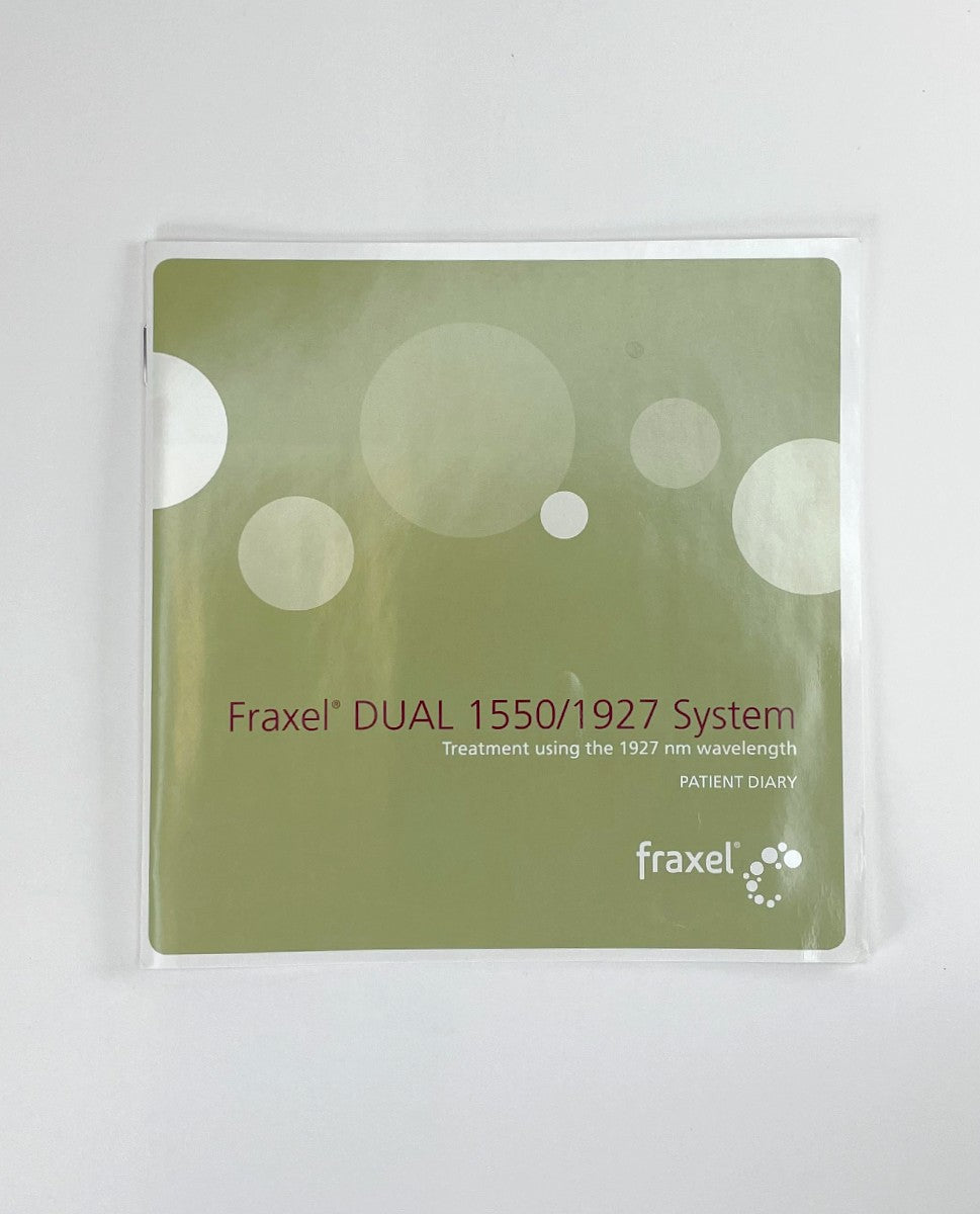 Solta Medical Fraxel Dual 1550/1927 nm Wavelength Patient Diary 2PACK