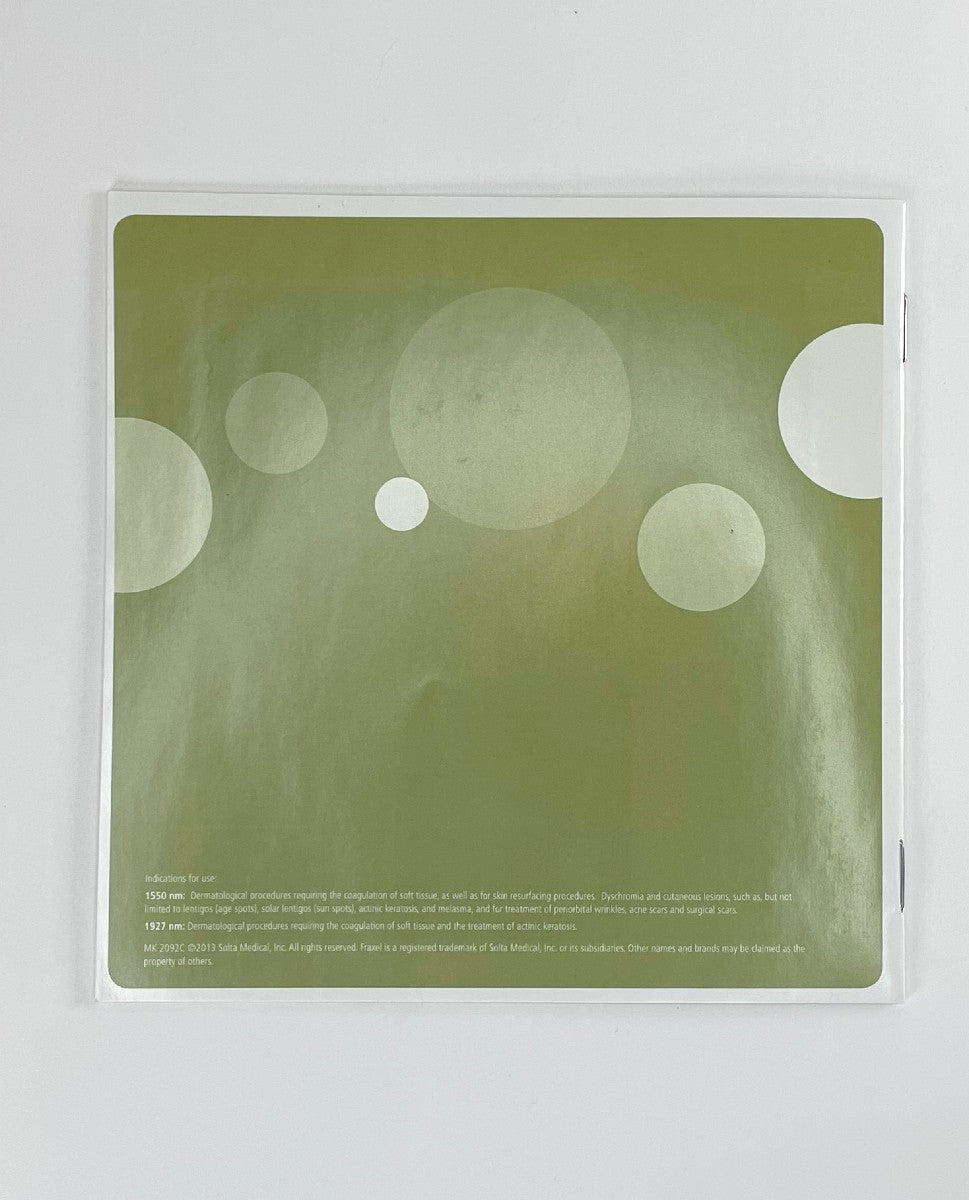 Solta Medical Fraxel Dual 1550/1927 nm Wavelength Patient Diary 2PACK