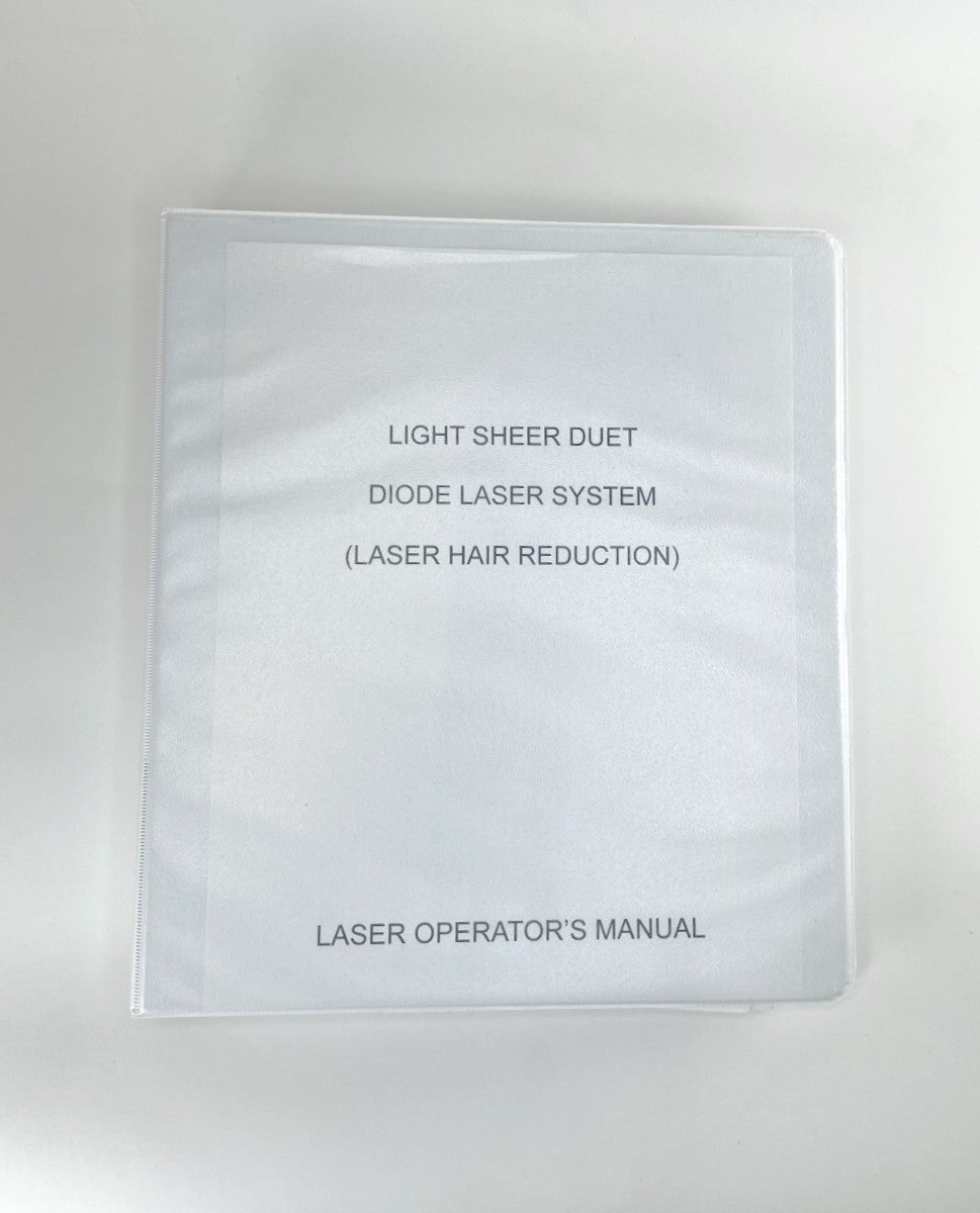 LUMENIS LightSheer Duet Diode Laser System Operator Manual 01