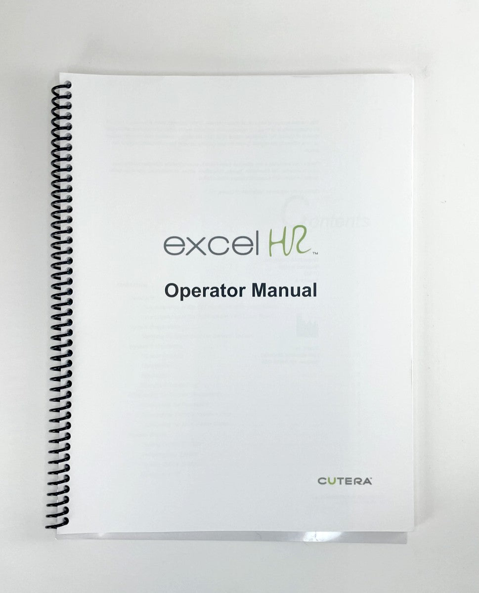 CUTERA Excel HR Operator Manual