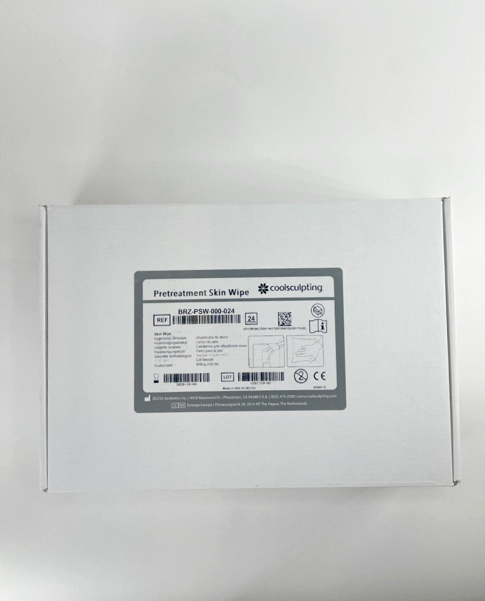 Zeltiq CoolSculpting Pretreatment Skin Wipes BRZ-PSW-000-024 EXP 2020