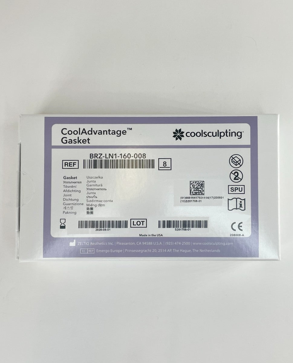 ZELTIQ Aesthetics Coolsculpting CoolAdvantage Gasket BRZ-LN1-160-008 EXP 2020