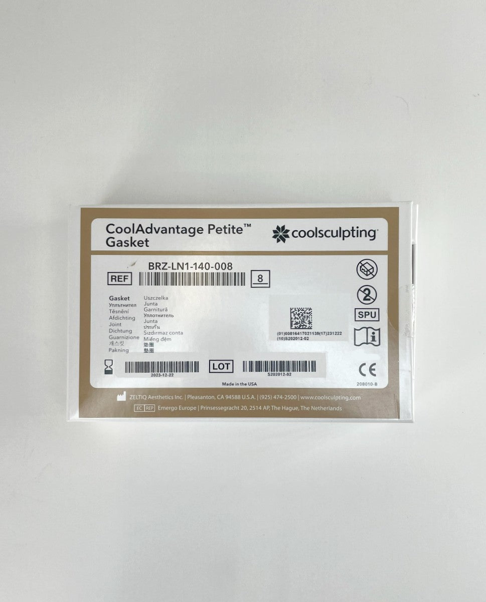 ZELTIQ Aesthetics Coolsculpting CoolAdvantage Petite Gasket BRZ-LN1-140-008 EXP 2023