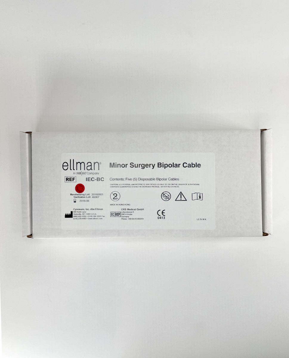 CynoSure Minor Surgery Bipolar Cable Ellman IEC-BC EXP 2018_5 Qty