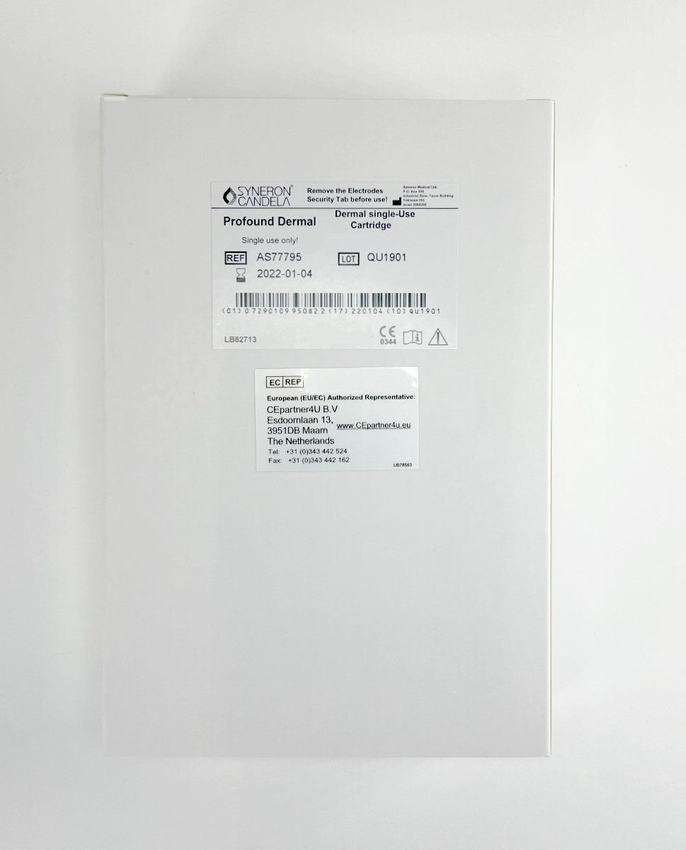 SYNERON CANDELA Profound Dermal Single-Use Cartridge REF AS77795 EXP 2022-01-04