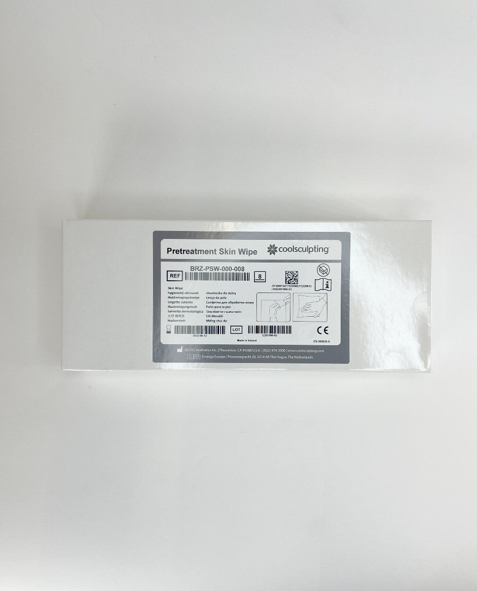 ZELTIQ CoolSculpting Pretreatment Skin Wipe BRZ-PSW-000-008 x8Pc LOT: 06/22